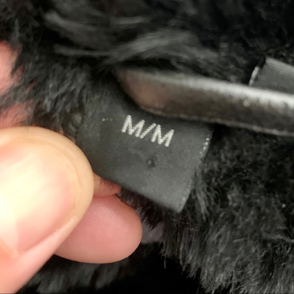 Nuage leather winter coat with fur inside - Picture 7 of 14